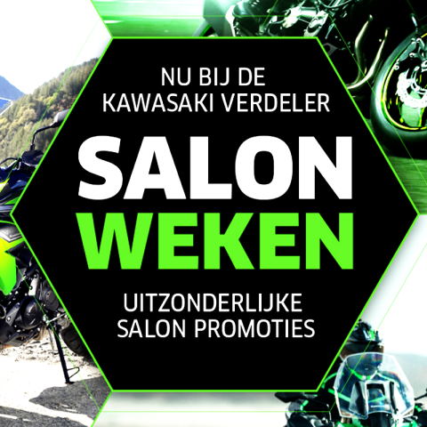 Kawasaki Salonweken bij Interbike Lokeren